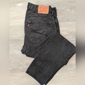 Levi's Men's Black Straight-Leg Jeans